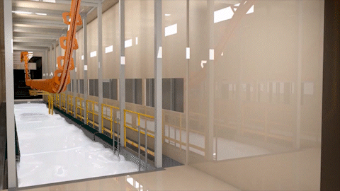 PTED ecoat tank dip paint